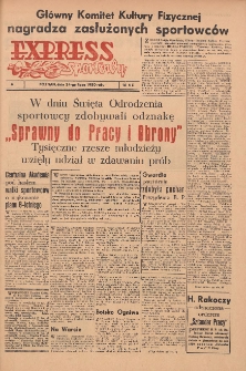 Express Sportowy: Bezpłatny dodatek "Expressu Poznańskiego" 1950.07.24