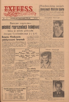 Express Sportowy: Bezpłatny dodatek "Expressu Poznańskiego" 1950.08.14
