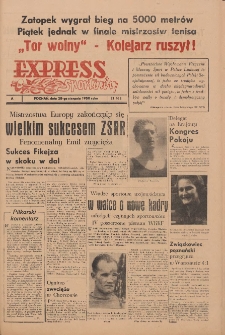Express Sportowy: Bezpłatny dodatek "Expressu Poznańskiego" 1950.08.28