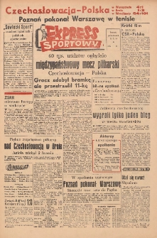Express Sportowy: Bezpłatny dodatek "Expressu Poznańskiego" 1950.10.23