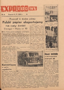 Express Targowy: Bezpłatny dodatek "Expressu Poznańskiego" 1950.05.06 Nr 8