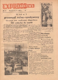 Express Targowy: Bezpłatny dodatek "Expressu Poznańskiego" 1950.05.11 Nr 13