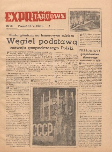 Express Targowy: Bezpłatny dodatek "Expressu Poznańskiego" 1950.05.14 Nr 16