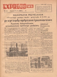 Express Targowy: Bezpłatny dodatek "Expressu Poznańskiego" 1950.05.17 Nr 19