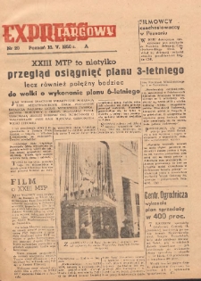 Express Targowy: Bezpłatny dodatek "Expressu Poznańskiego" 1950.05.18 Nr 20