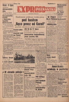 Express Poznański 1950.07.10 Nr1258 (188) zawiera Dodatek Sportowy