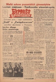 Express Sportowy: Bezpłatny dodatek "Expressu Poznańskiego" 1950.12.04