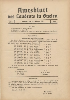 Amtsblatt des Landrats in Gnesen 1941.02.28 Nr3