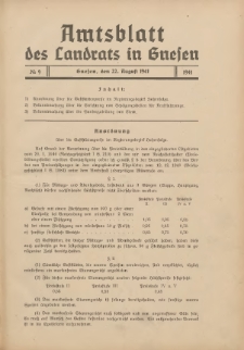Amtsblatt des Landrats in Gnesen 1941.08.22 Nr9