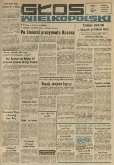 Głos Wielkopolski. 1970.09.30 R.26 nr232 Wyd.A