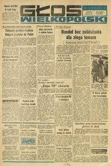 Głos Wielkopolski. 1970.03.15-16 R.26 nr63 Wyd.AB