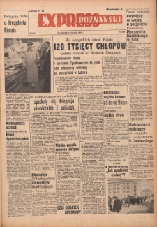 Express Poznański 1950.09.11 Nr1320 (250) zawiera Dodatek Sportowy