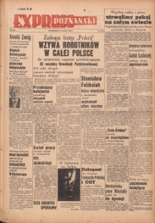 Express Poznański 1950.09.25 Nr1334 (264) zawiera Dodatek Sportowy