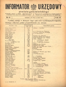 Informator Urzędowy Powiatu Gnieźnieńskiego 1932.12.28 R.81 Nr95