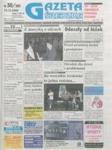 Gazeta Średzka 2000.12.14 Nr50(285)