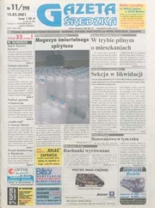 Gazeta Średzka 2001.03.15 Nr11(298)