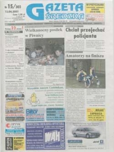 Gazeta Średzka 2001.04.12 Nr15(302)