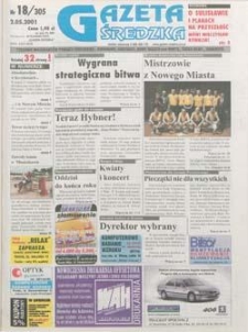 Gazeta Średzka 2001.05.02 Nr18(305)