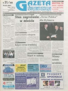 Gazeta Średzka 2001.05.24 Nr21(308)