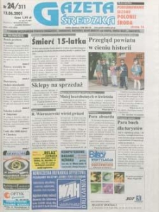 Gazeta Średzka 2001.06.13 Nr24(311)