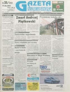 Gazeta Średzka 2001.06.21 Nr25(312)