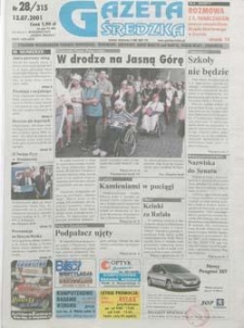 Gazeta Średzka 2001.07.12 Nr28(315)
