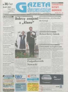 Gazeta Średzka 2001.07.26 Nr30(317)
