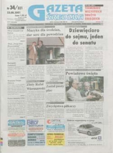Gazeta Średzka 2001.08.23 Nr34(321)