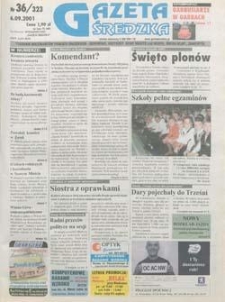 Gazeta Średzka 2001.09.06 Nr36(323)