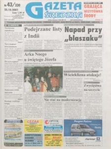 Gazeta Średzka 2001.10.25 Nr43(330)
