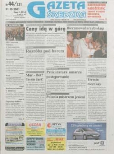 Gazeta Średzka 2001.10.31 Nr44(331)