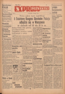 Express Poznański 1950.11.13 Nr1383 (313) zawiera Dodatek Sportowy