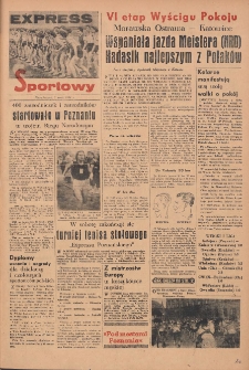 Express Sportowy: Bezpłatny dodatek "Expressu Poznańskiego" 1951.05.07