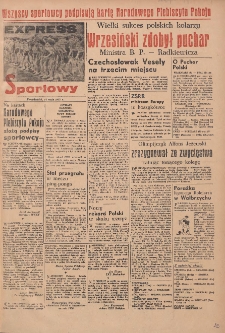 Express Sportowy: Bezpłatny dodatek "Expressu Poznańskiego" 1951.05.14