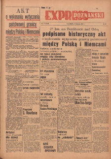 Express Poznański 1951.01.29 Nr29 zawiera Dodatek Sportowy