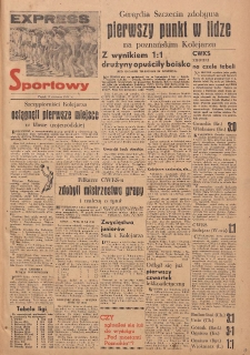 Express Sportowy: Bezpłatny dodatek "Expressu Poznańskiego" 1951.06.08