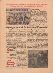 Express Sportowy: Bezpłatny dodatek "Expressu Poznańskiego" 1951.06.24