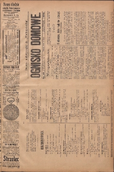 Ognisko Domowe: dodatek nadzwyczajny do "Wielkopolanina" 1908.07.12 Nr28
