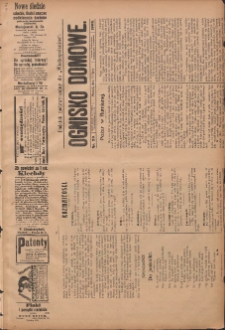 Ognisko Domowe: dodatek nadzwyczajny do "Wielkopolanina" 1908.07.19 Nr29
