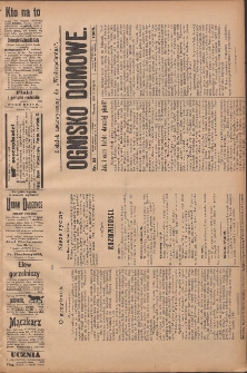 Ognisko Domowe: dodatek nadzwyczajny do "Wielkopolanina" 1908.08.09 Nr32
