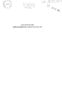 Wielkopolskie Sprawozdania Archeologiczne 2003 T.6