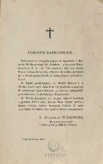 [Zaproszenie Inc.:] " Nabożeństwo przygotowujące do Spowiedzi i Komunii Wielkanocnej ..."