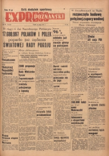 Express Poznański 1951.05.25 Nr143 zawiera Dodatek Sportowy