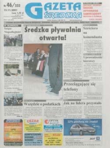 Gazeta Średzka 2001.11.15 Nr46(333)