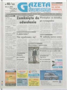 Gazeta Średzka 2001.11.29 Nr48(335)