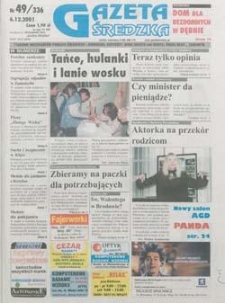 Gazeta Średzka 2001.12.06 Nr49(336)
