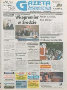 Gazeta Średzka 2001.12.13 Nr50(337)