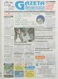 Gazeta Średzka 2001.12.20 Nr51(338)