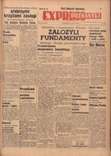Express Poznański 1951.06.18 Nr167 zawiera Dodatek Sportowy