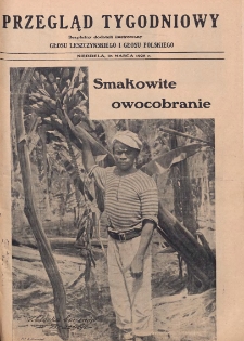Przegląd Tygodniowy: bezpłatny dodatek ilustrowany Głosu Leszczyńskiego i Głosu Polskiego 1928.03.18